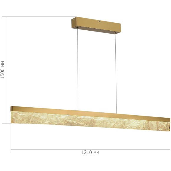 SL6234.303.45 Светильник подвесной ST-Luce Латунь/Золотистый LED 1*45W 4000K SPLENDID