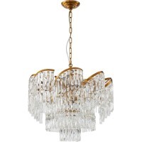 Люстра подвесная хрустальная 2176/05/12P Stilfort, серия Sapparo