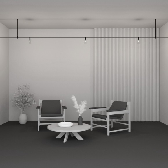 Светильник на гибкий шинопровод Maytoni Flexity TR207-1-3W3K-B 3000K 150лм 3Вт