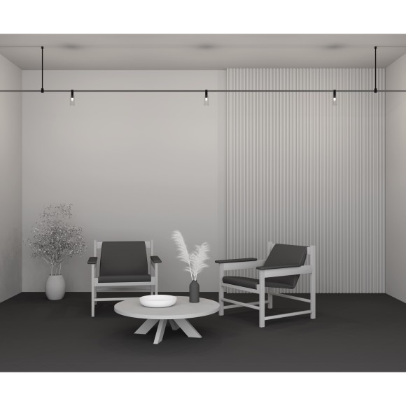 Светильник на гибкий шинопровод Maytoni Flexity TR207-1-3W3K-B 3000K 150лм 3Вт