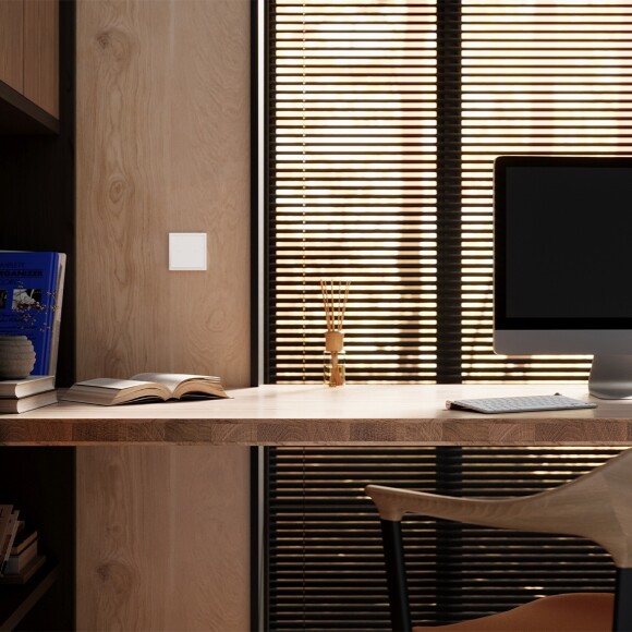 VLS002513 Клавиши для механизма управления жалюзи звонкового типа бежевого цвета VOLTUM S70 (хлопок)