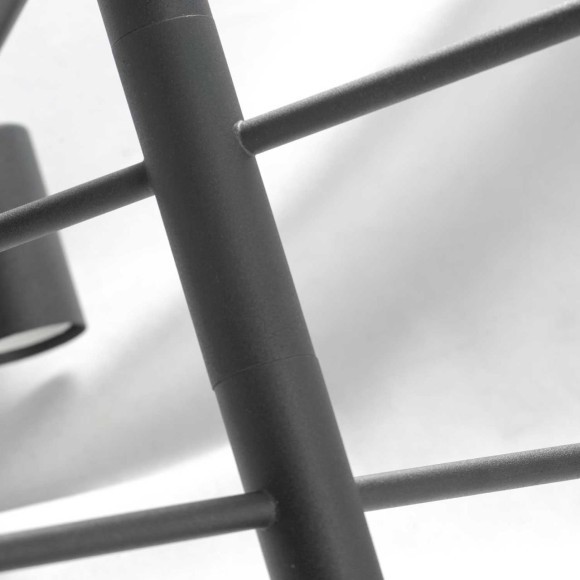 Люстра паук Lussole GRLSP-8156 HURON IP21 под лампы 6xE27 60W