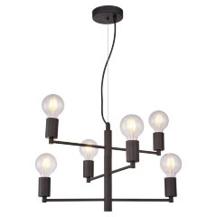 Люстра паук Lussole GRLSP-8156 HURON IP21 под лампы 6xE27 60W Люстра паук Lussole GRLSP-8156 HURON IP21 под лампы 6xE27 60W