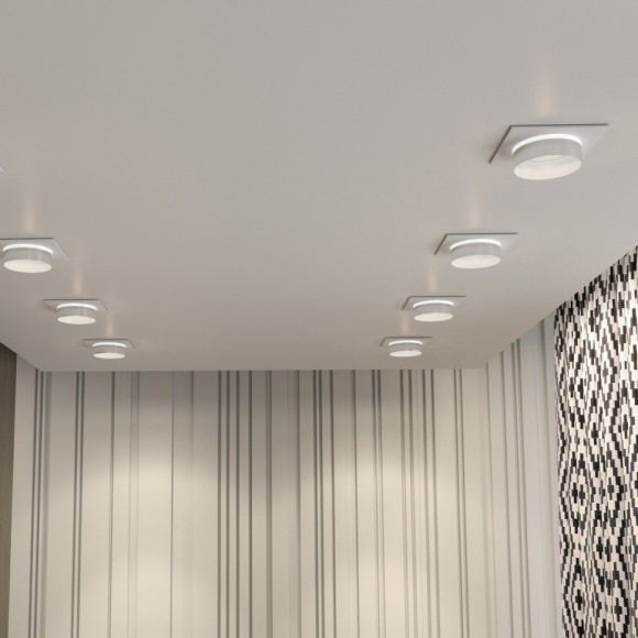 Встраиваемый светильник Novotech 370785 WATER IP44 под лампу 1xGU10 9W