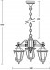 Уличный светильник подвесной PETERSBURG M 79870M/3 W