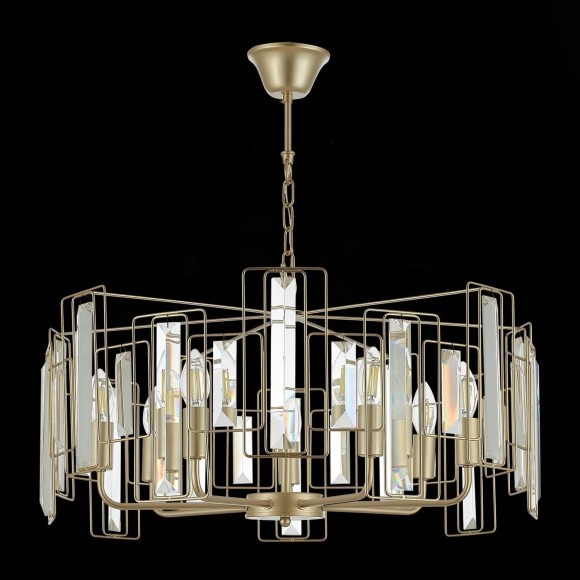 SLE103403-07 Светильник подвесной Шампань/Прозрачный E14 7*40W GIANO SLE103403-07 Светильник подвесной Шампань/Прозрачный E14 7*40W GIANO