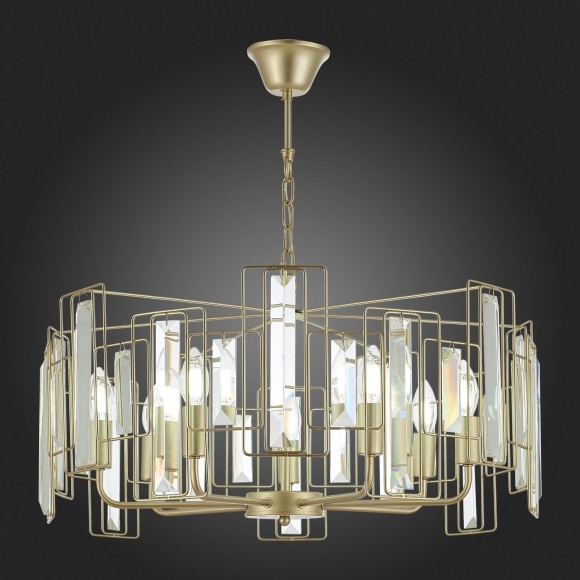 SLE103403-07 Светильник подвесной Шампань/Прозрачный E14 7*40W GIANO SLE103403-07 Светильник подвесной Шампань/Прозрачный E14 7*40W GIANO