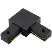 Г-образный соединитель для накладных однофазных шинопроводов Crystal Lux CLT 0.211 02 BL