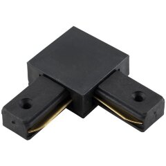 Г-образный соединитель для накладных однофазных шинопроводов Crystal Lux CLT 0.211 02 BL