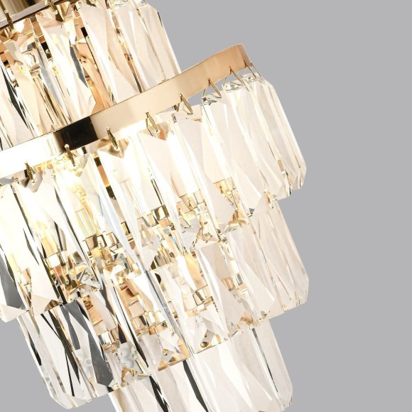 5073/2W HALL ODL24 505 золото/прозрачный/металл/хрусталь Бра E14 2*40W WAYTA