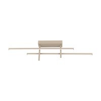 901886 TREPILIANO Светодиодный настенно-потолочный светильник 20Вт 2500Лм 3000К алюминий сталь песочный белый