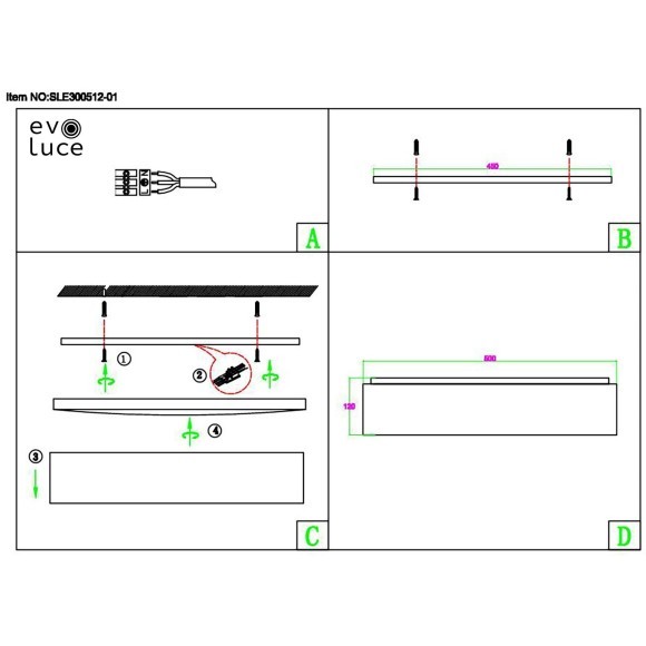 SLE300512-01 Светильник потолочный Никель/Серый, Серебристый LED 1*50W 3000K/4000K/5000K BRESCIA