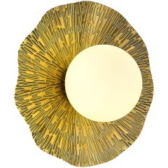 SLE1196-301-01 Светильник настенный Латунь/Белый G9 1*5W 4000K LOREA