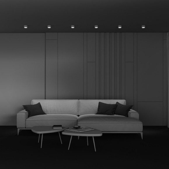 Потолочный светильник Conik gyps GX53 х 12Вт C001CL-GX53-W