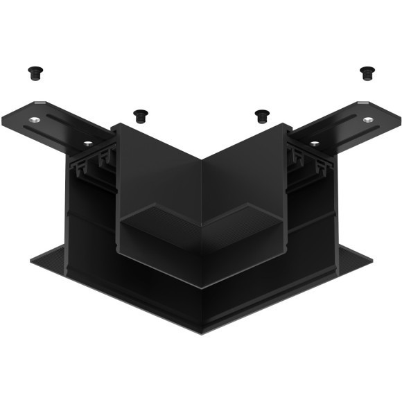 Соединитель угловой для шинопровода в ГКЛ 12.5мм Smart 220V Denkirs TR2112-BK