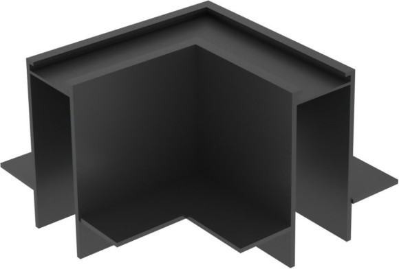 Угловое соединение потолок-потолок встраиваемый Smart, черный TR2112-BK
