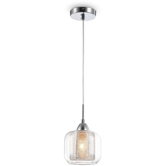 Подвесной светильник с 1 плафоном Freya FR5314-PL-01-CH Wellington под лампу 1xE14 40W