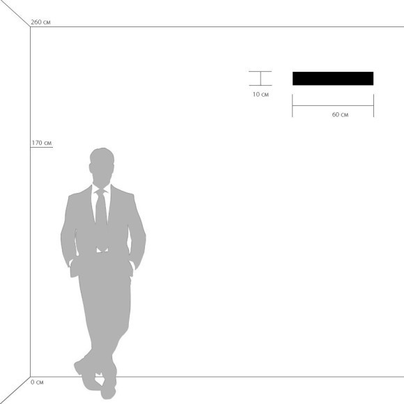 Хрустальный настенный светильник MONILE 704654