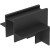 Соединитель угловой с потолка на стену для шинопровода в ГКЛ 12.5мм Smart 220V Denkirs TR2118-BK