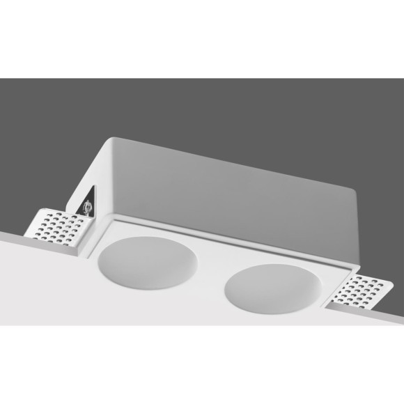 371012 Двойной встраиваемый в ГКЛ гипсовый светильник под покраску под лампы GU10 2x50W IP20 220-240V Novotech CAIL 371012 Двойной встраиваемый в ГКЛ гипсовый светильник под покраску под лампы GU10 2x50W IP20 220-240V Novotech CAIL