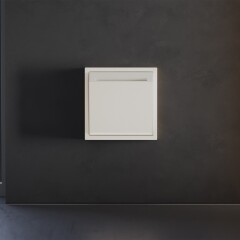 VLS002613 Накладка для выключателя питания карточного для отелей бежевого цвета VOLTUM S70 (хлопок)