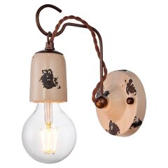 Настенный светильник на гибкой ножке Lussole GRLSP-8157 VERMILION IP21 под лампу 1xE27 10W