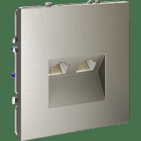 VLS060204 Розетка компьютерная двойная RJ45+RJ45 категории 6Е (для проводов CAT5-CAT6 до 10 Гбит/сек) шелкового цвета VOLTUM S70 (шелк)