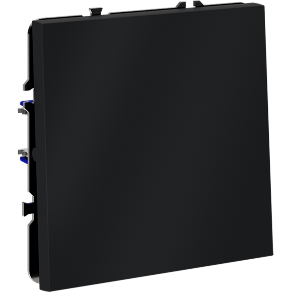 VLS010607 Выключатель с самовозвратом встраиваемый одноклавишный на 10 ампер (2200 Ватт) графитового цвета VOLTUM S70 (графит)