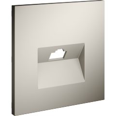 VLS001303 Накладка для розетки RJ45 категории 6Е (для проводов CAT5-CAT6 до 10 Гбит/сек) кашемирового цвета VOLTUM S70 (кашемир) VLS001303 Накладка для розетки RJ45 категории 6Е (для проводов CAT5-CAT6 до 10 Гбит/сек) кашемирового цвета VOLTUM S70 (кашемир)