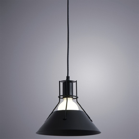 Подвесной светильник с 1 плафоном Arte Lamp A9347SP-1BK Stark под лампу 1xE27 40W