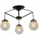 SLE110302-03 Светильник потолочный Черный, Бронза/Прозрачный, Белый E27 3*60W STRICCE SLE110302-03 Светильник потолочный Черный, Бронза/Прозрачный, Белый E27 3*60W STRICCE