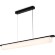 Freya Even FR5625PL-L45B Подвесной линейный светодиодный светильник, плафон белый текстиль, основание черный металл, 500x120x80мм, CCT перекл. цвет. температуры на драйвере, LED 20Вт 2700;3000;4000К 1050Лм CRI80 180° IP20 220В