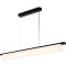 Freya Even FR5625PL-L45B Подвесной линейный светодиодный светильник, плафон белый текстиль, основание черный металл, 500x120x80мм, CCT перекл. цвет. температуры на драйвере, LED 20Вт 2700;3000;4000К 1050Лм CRI80 180° IP20 220В