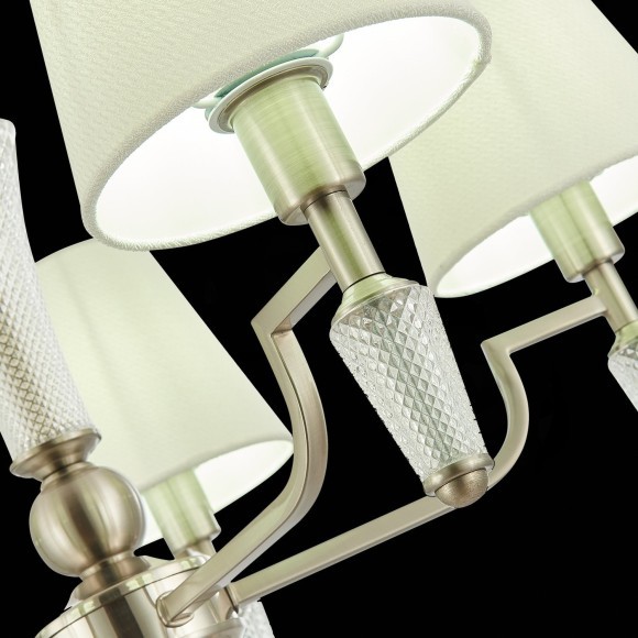 SLE105503-05 Светильник подвесной Никель/Белый E14 5*40W REIMO SLE105503-05 Светильник подвесной Никель/Белый E14 5*40W REIMO