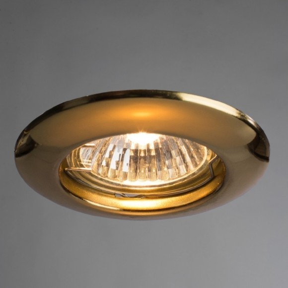 Встраиваемый светильник Arte Lamp A1203PL-1GO PRAKTISCH под лампу 1xGU10 50W