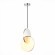 SL6107.103.01 Светильник подвесной ST-Luce Хром/Белый Хром LED 1*14W 3000K Eclisse
