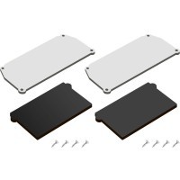 Заглушка торцевая 2шт (для профиля-ниши DK5850-BK) Denkirs Flod DK5852-BK