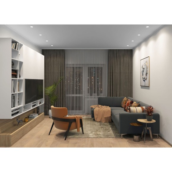 DK4400-WH Встраиваемый светильник, IP 20, 7 Вт, LED 3000, белый, алюминий DK4400-WH Встраиваемый светильник, IP 20, 7 Вт, LED 3000, белый, алюминий