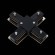 ST002.449.00 Коннектор X-образный ST-Luce Черный Однофазная трековая система