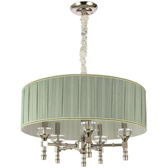 SL1121.103.05 Светильник подвесной ST-Luce Никель/Оливковый E14 5*40W OLEO SL1121.103.05 Светильник подвесной ST-Luce Никель/Оливковый E14 5*40W OLEO