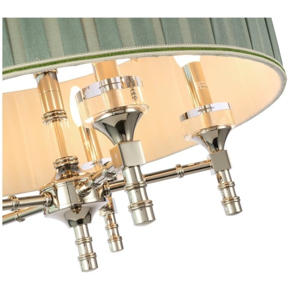 SL1121.103.05 Светильник подвесной ST-Luce Никель/Оливковый E14 5*40W OLEO SL1121.103.05 Светильник подвесной ST-Luce Никель/Оливковый E14 5*40W OLEO