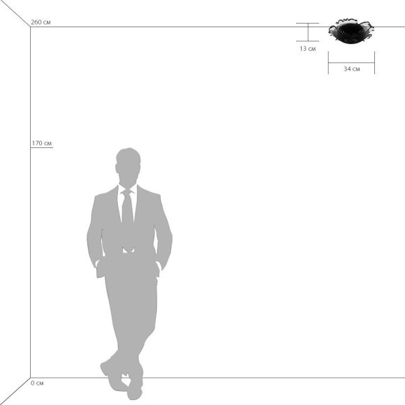 Люстра потолочная Lightstar 601033 Murano под лампы 3xE14 120W