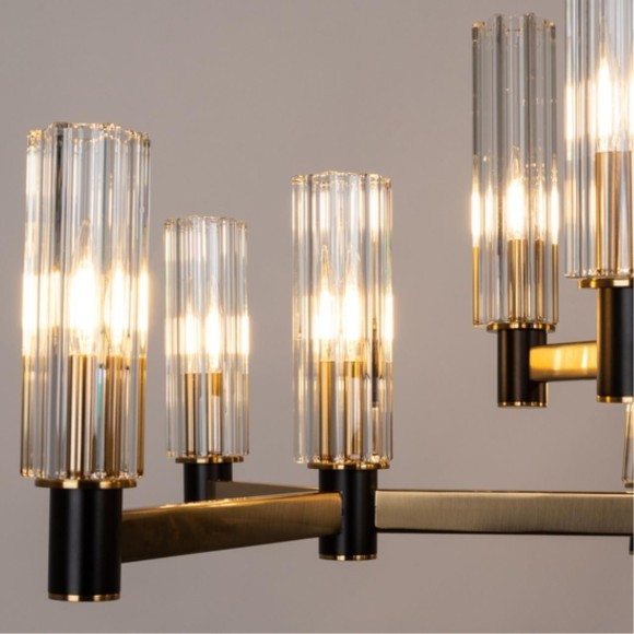 Люстра на штанге Divinare 2654/17 LM-12 BAROLO под лампы 12xE14 40W