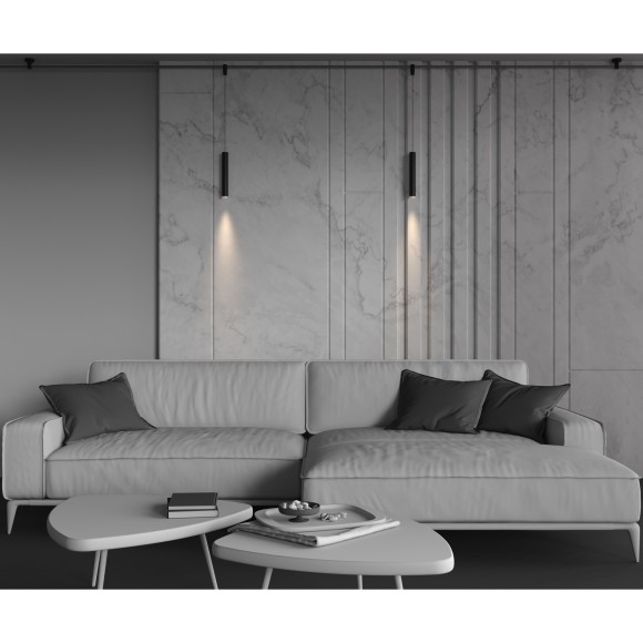 Светильник на гибкий шинопровод Maytoni Flexity TR210-1-5W3K-M-B 3000K 370лм 5Вт