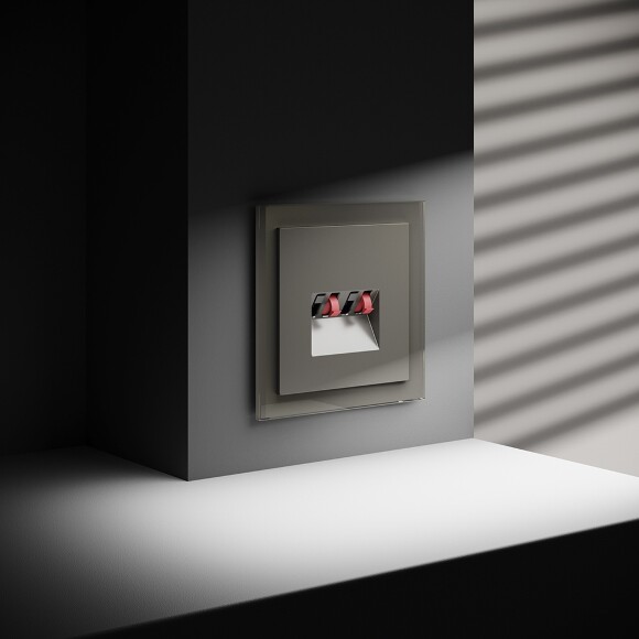 VLS060304 Розетка акустическая 4-местная для подключения динамиков и других звуковоспроизводящих устройств (для проводов сечением 0,5 — 4 ММ²) шелкового цвета VOLTUM S70 (шелк)