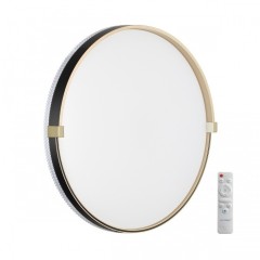 Светильник LED 70Вт 3000-6000К D490 IP43 пульт ДУ Sonex OLIDI BLACK 7647/EL