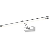 Декоративная подсветка Maytoni Fino MIR003WL-L16CH LED 16Вт 3000K 1200Лм 120° CRI80 хром, настенный светильник для картин и зеркал, поворотный вверх-вниз плафон, ширина 720 мм, современный интерьер