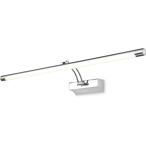 Декоративная подсветка Maytoni Fino MIR003WL-L16CH LED 16Вт 3000K 1200Лм 120° CRI80 хром, настенный светильник для картин и зеркал, поворотный вверх-вниз плафон, ширина 720 мм, современный интерьер
