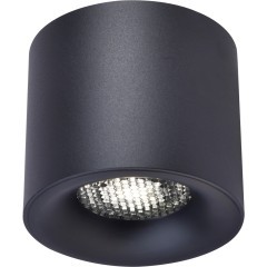 ST761.443.10 Светильник потолочный черный LED 1*10W 4000K 600Lm Ra 36° IP20 D80xH70 170-240VV Накладные светильники