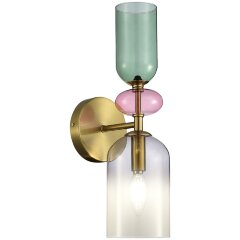 SL2000.201.01 Бра ST-Luce Золотистый/Дымчатый E14 1*40W GEA